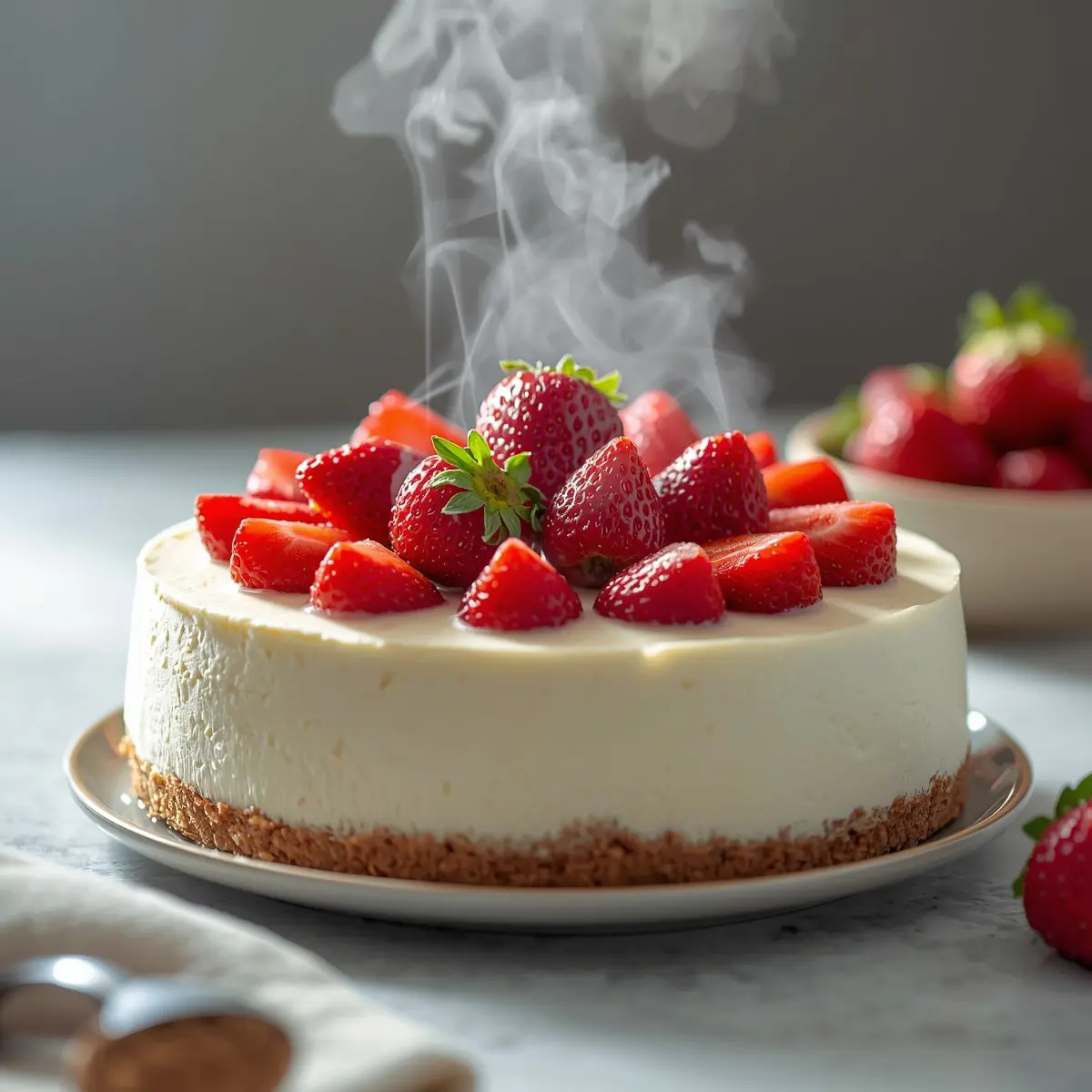 Cooking instructions for no bake cheesecake