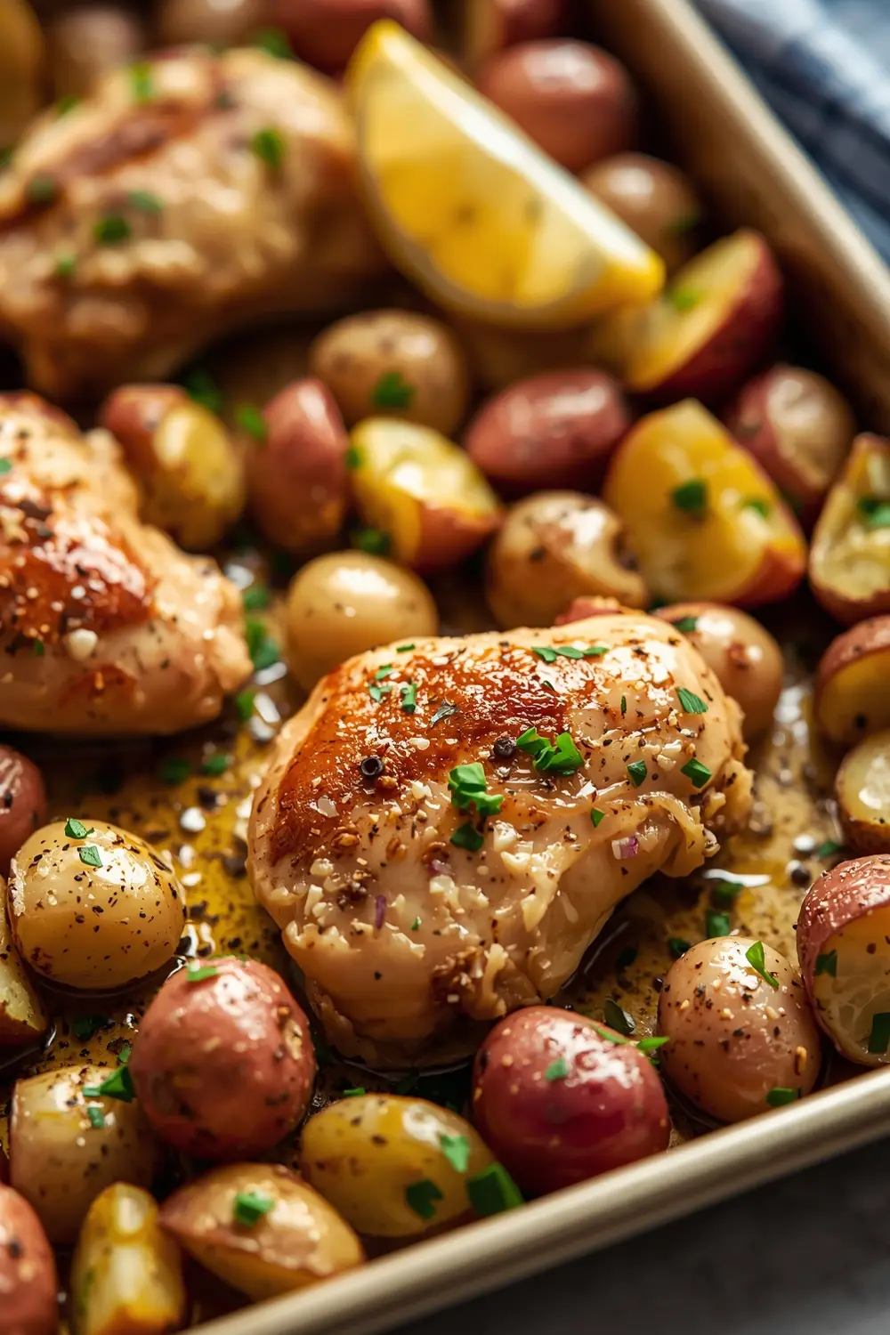 sheet pan chicken and potatoes