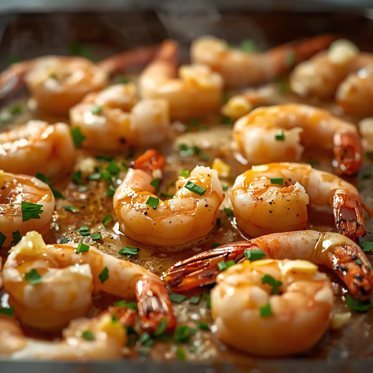 Cooking instructions for sheet pan shrimp