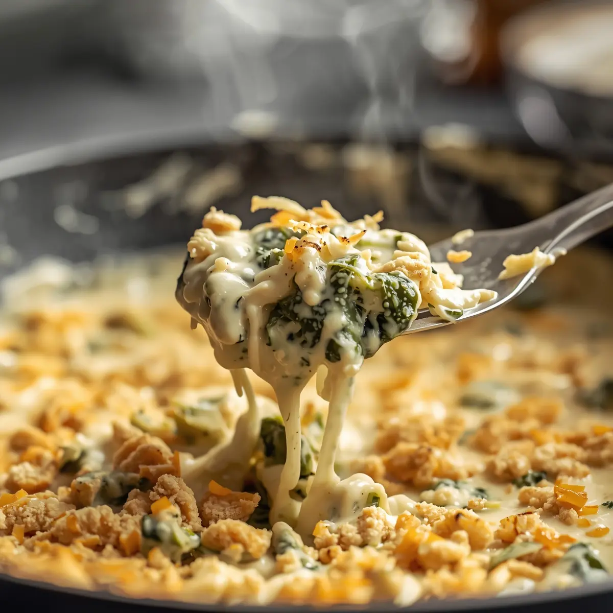 Cooking instructions for spinach artichoke dip