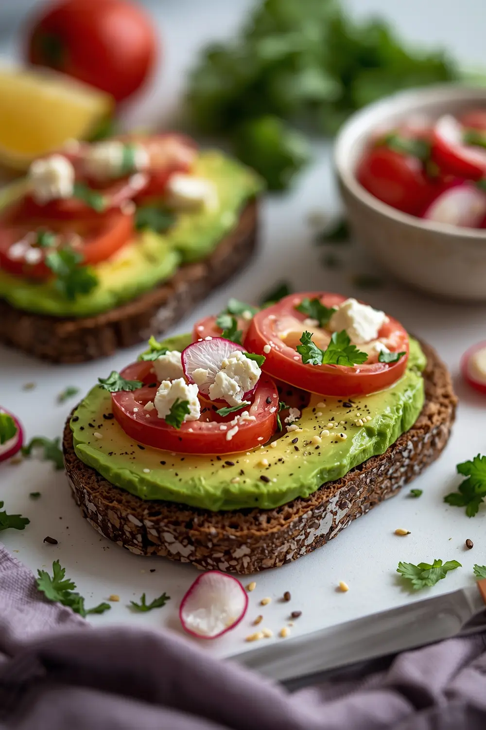 spring avocado toast