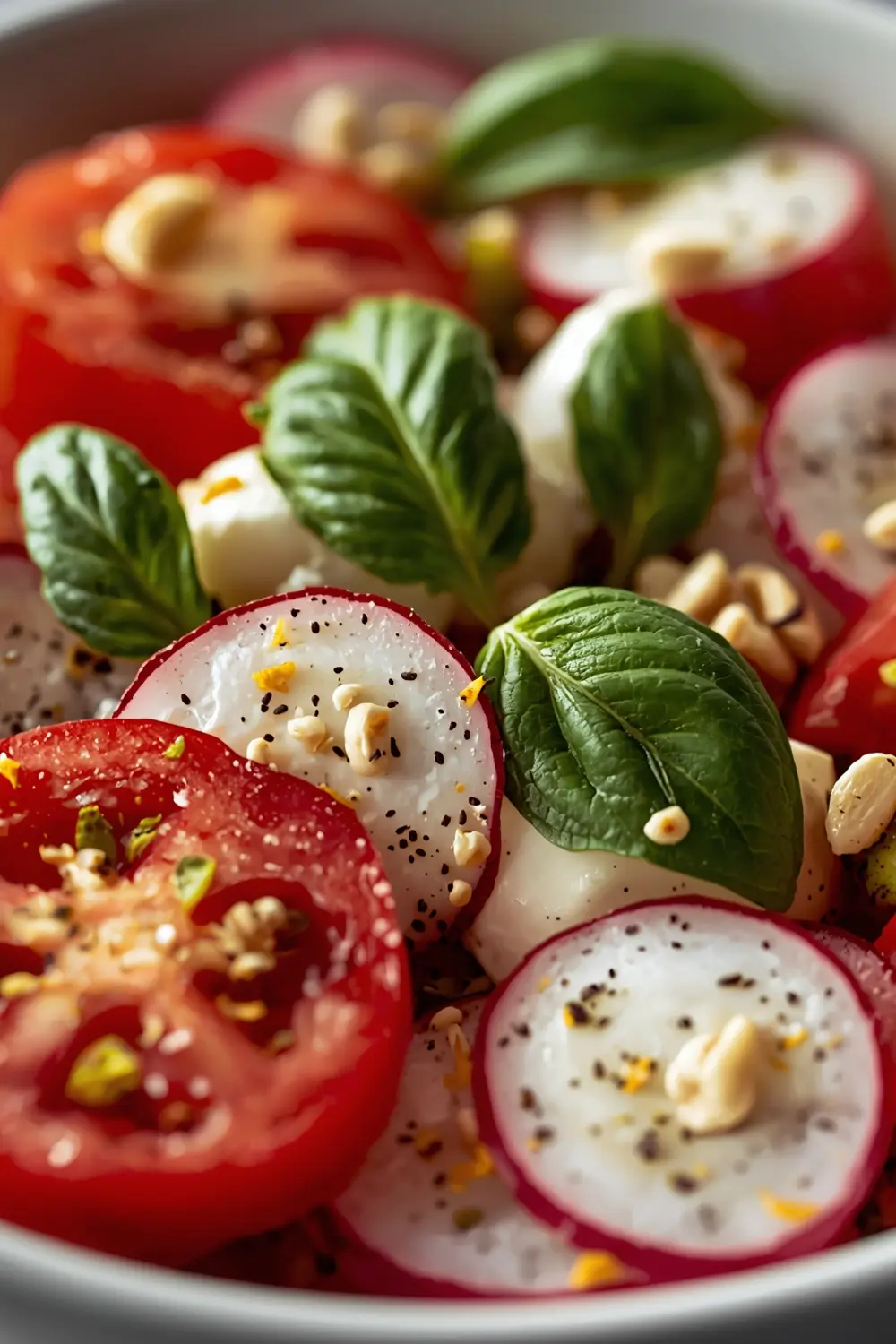 spring caprese salad