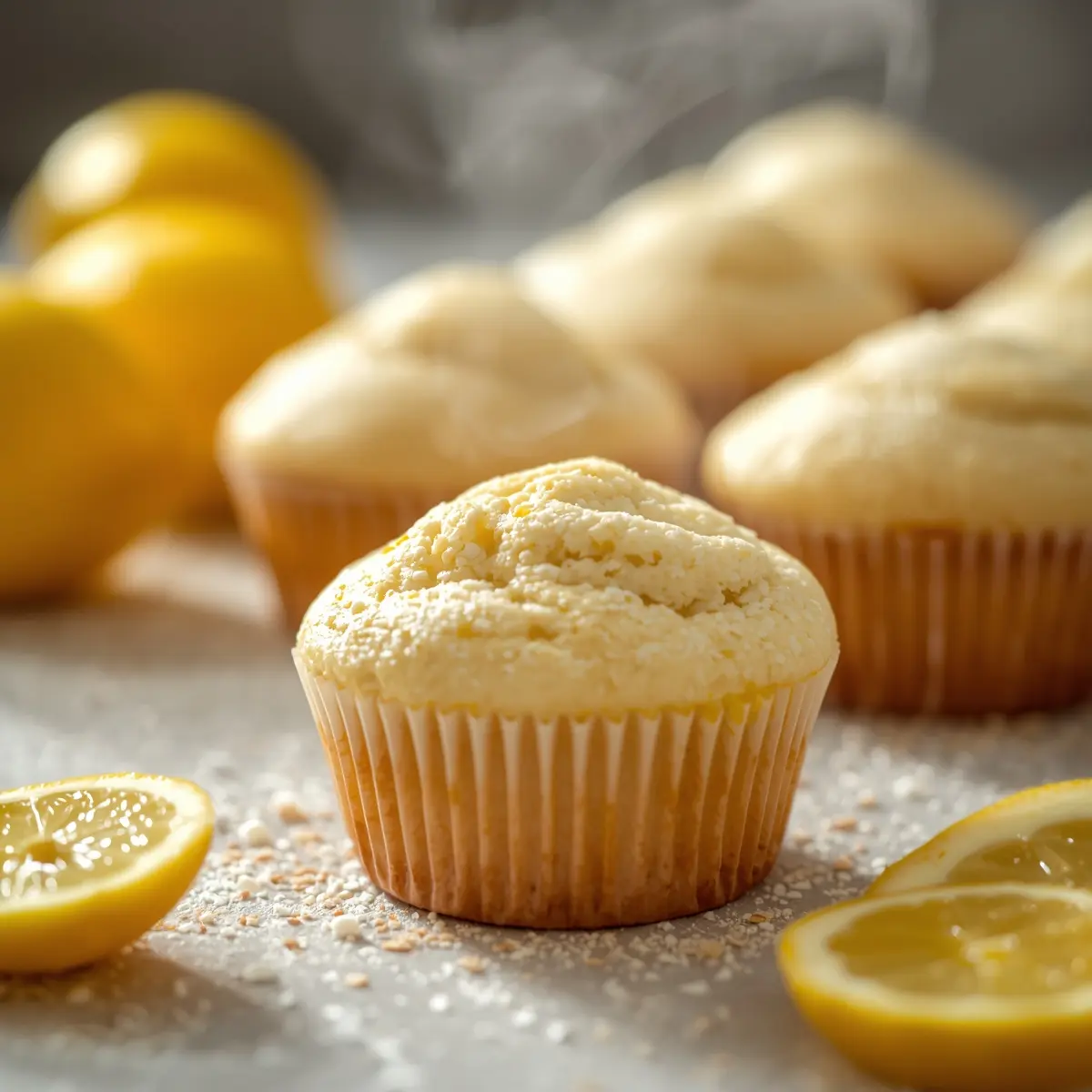 Cooking instructions for spring lemon muffins