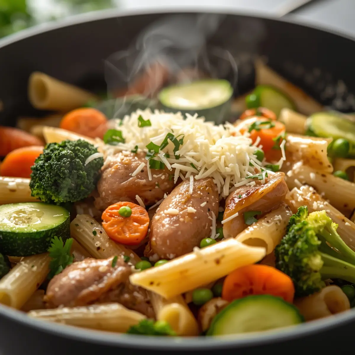Cooking instructions for spring pasta primavera