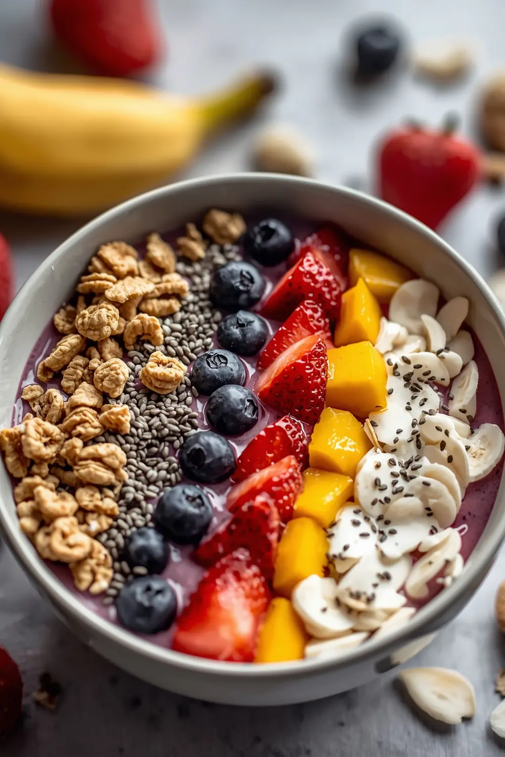 spring smoothie bowl