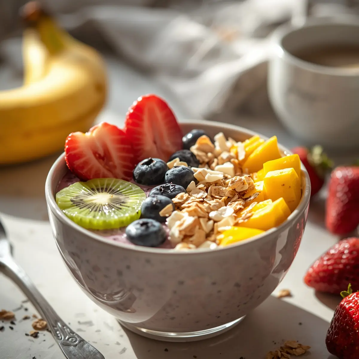 Cooking instructions for spring smoothie bowl