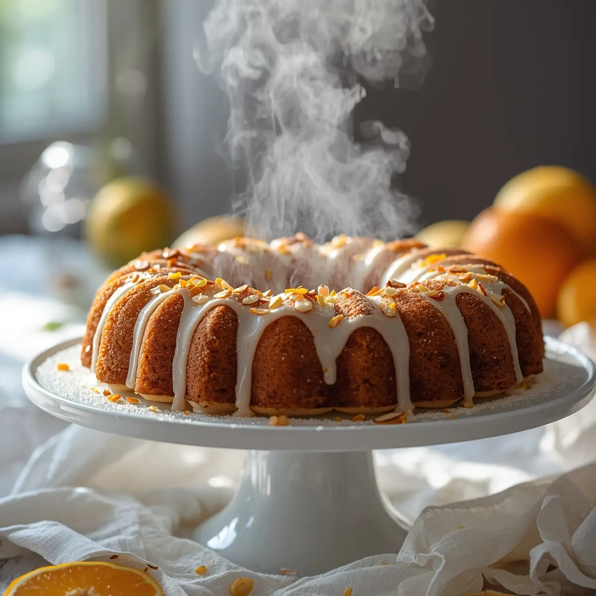 Cooking instructions for Easter almond cake