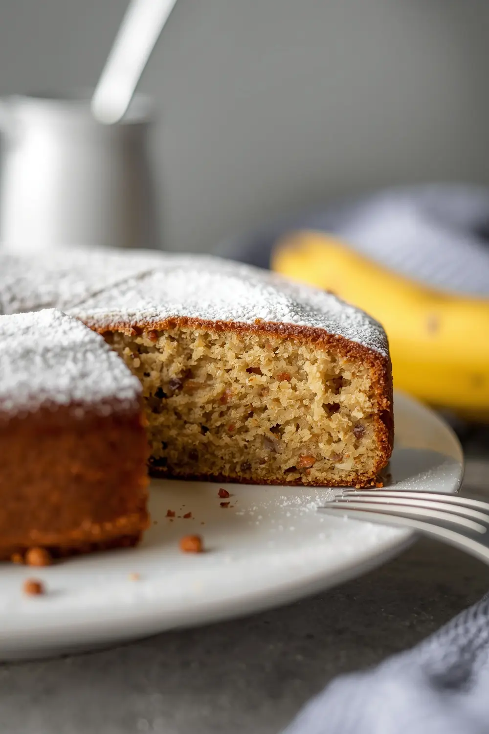 Easter banana cake