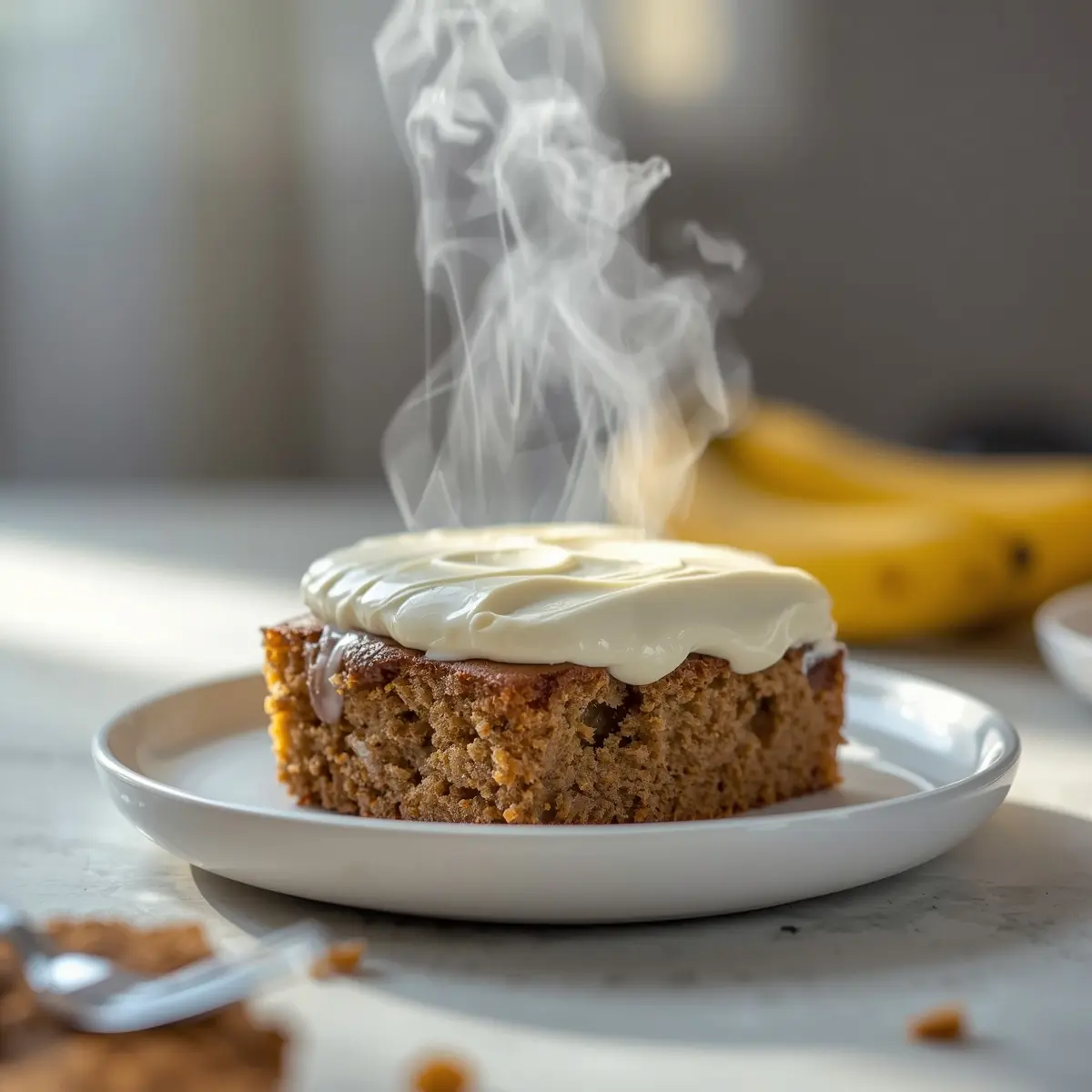 Cooking instructions for Easter banana cake