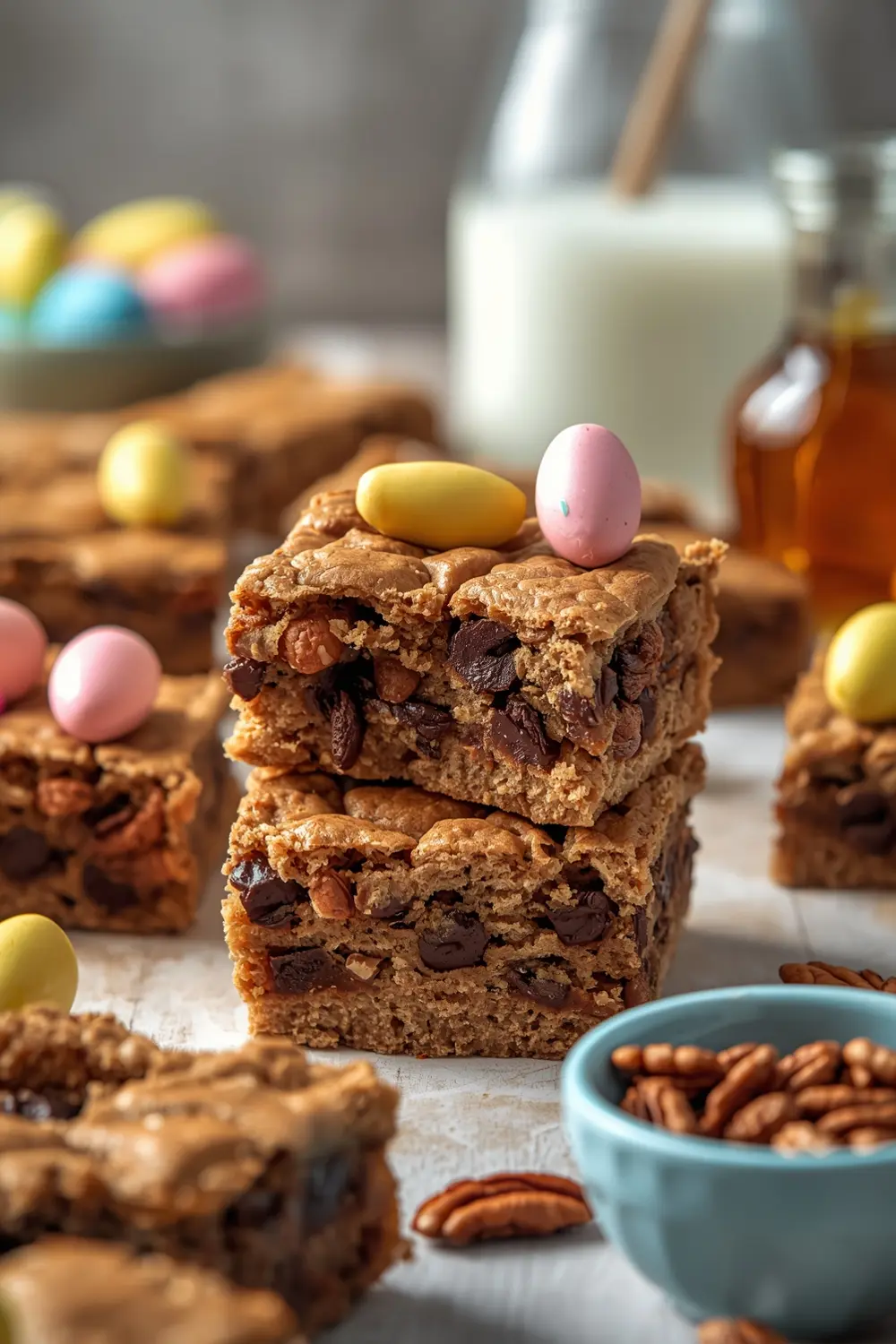 Easter blondies