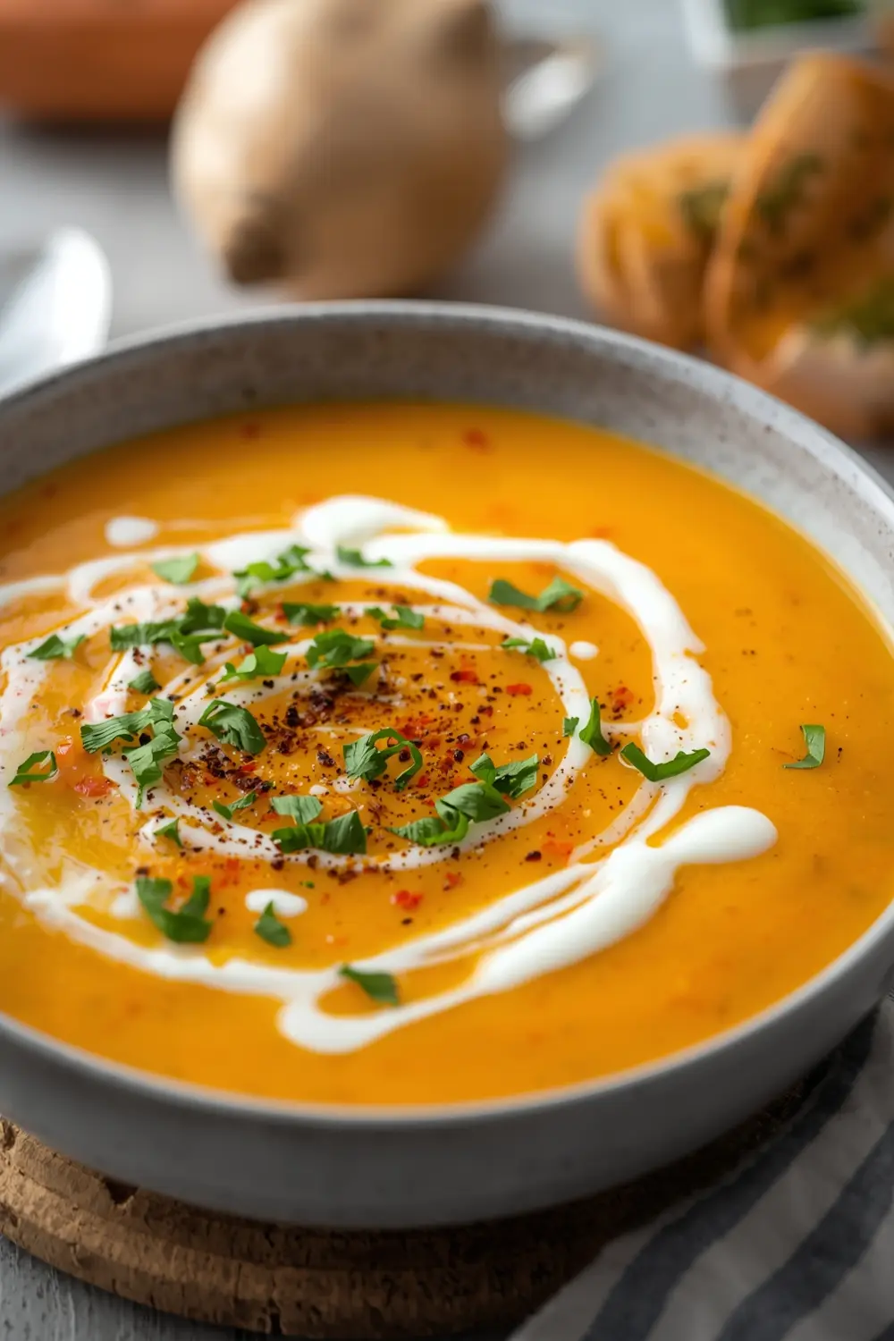 Easter carrot soup