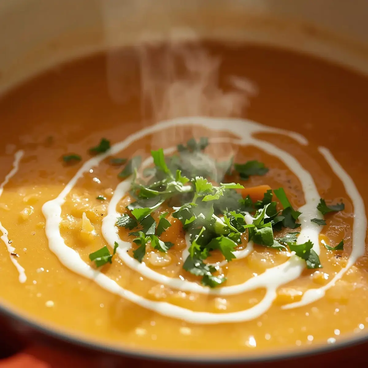 Cooking instructions for Easter carrot soup