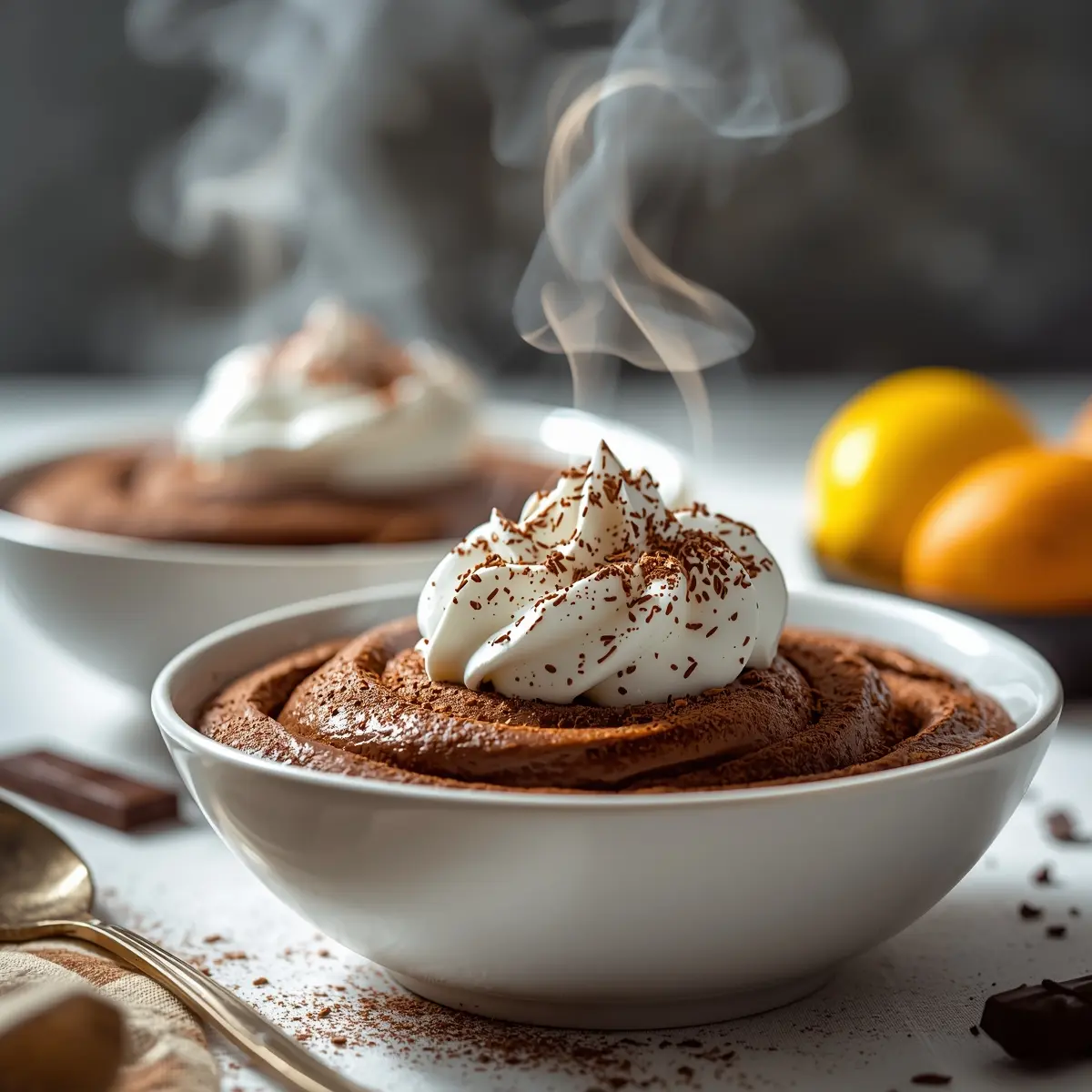 Cooking instructions for Easter chocolate mousse