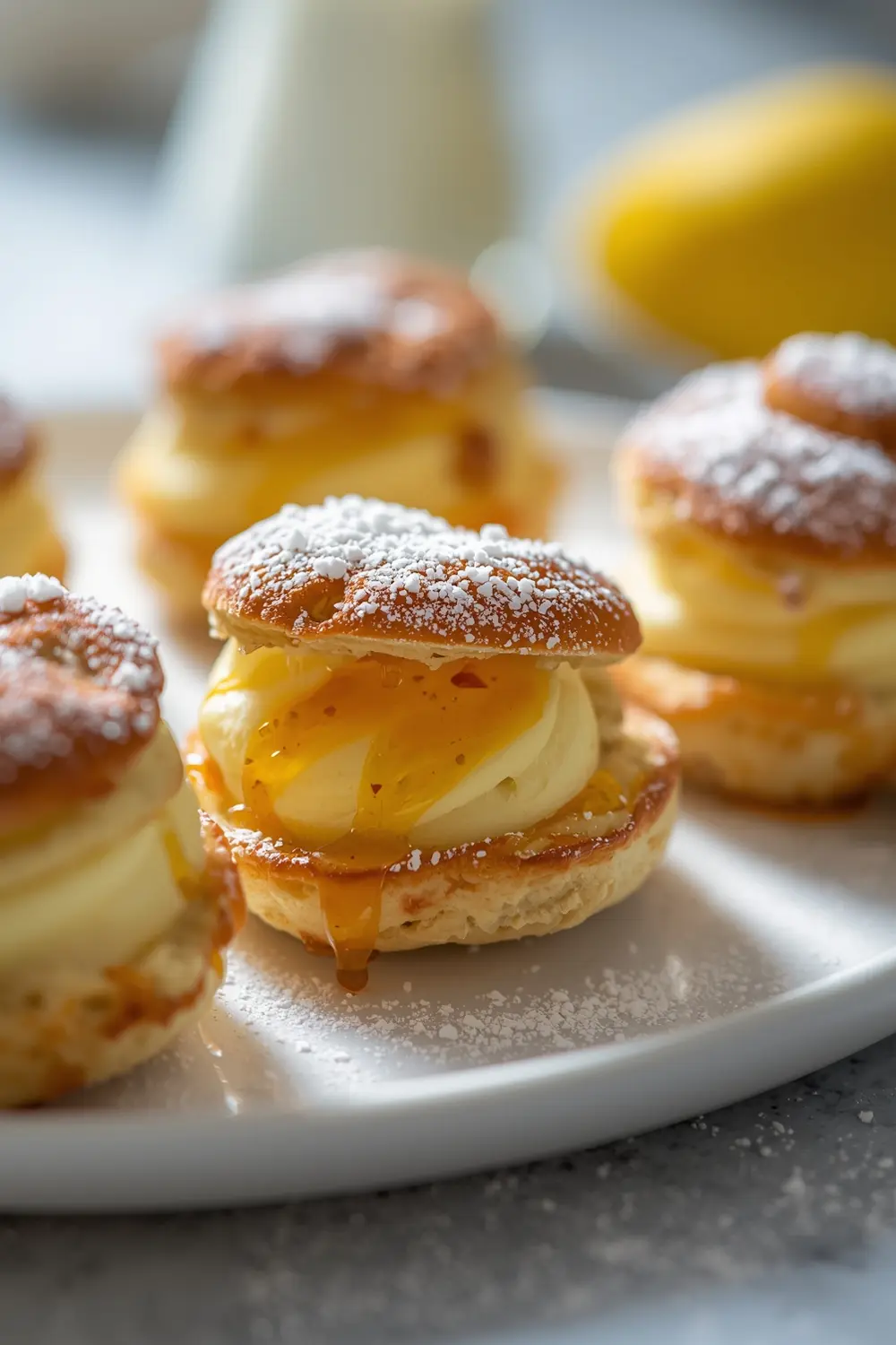 Easter cream puffs