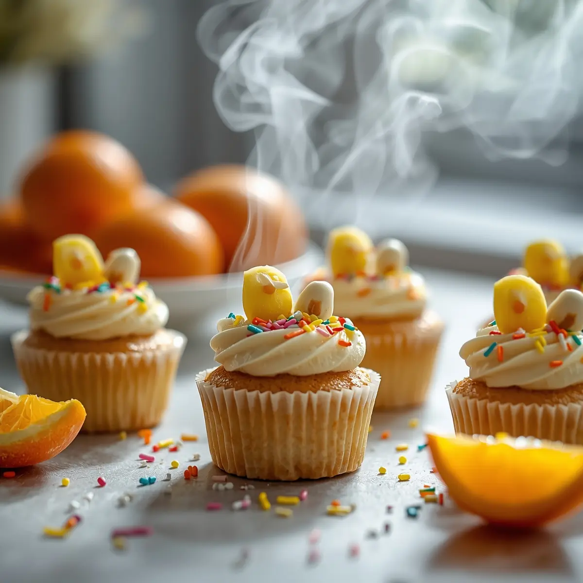 Cooking instructions for Easter cupcakes