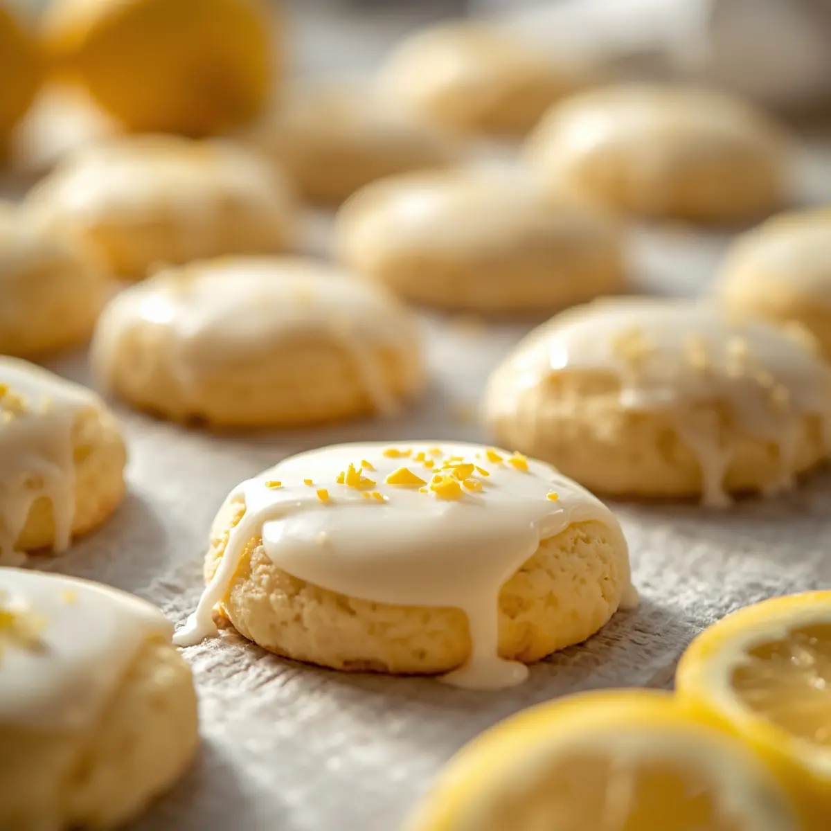 Cooking instructions for Easter lemon cookies