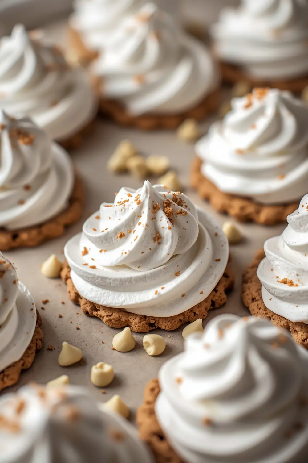 Easter meringue cookies