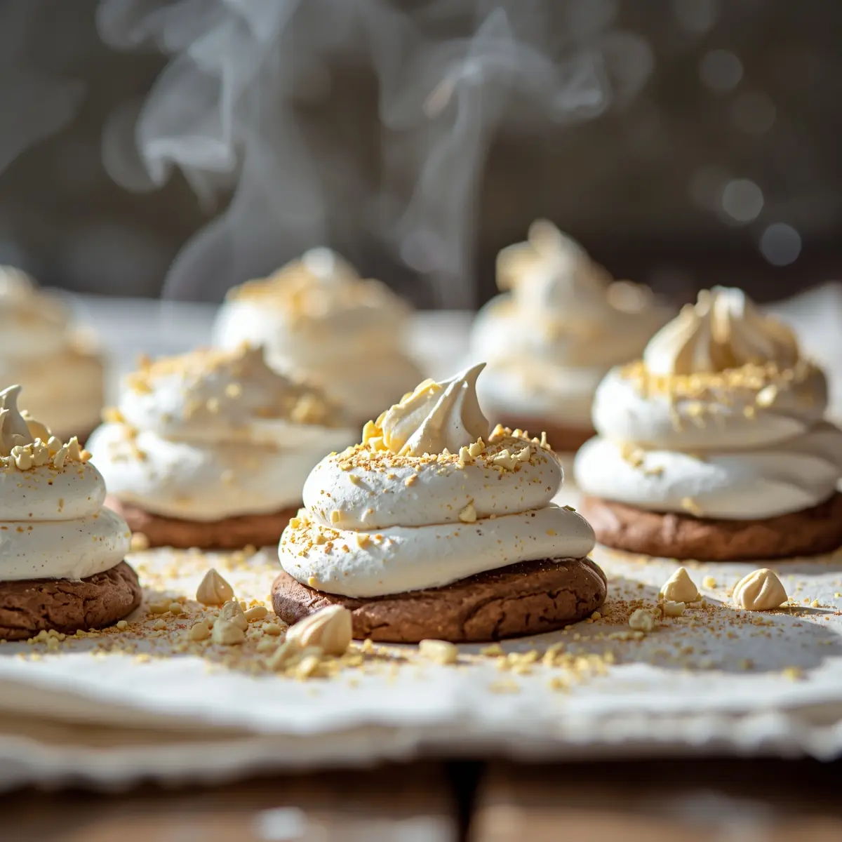 Cooking instructions for Easter meringue cookies