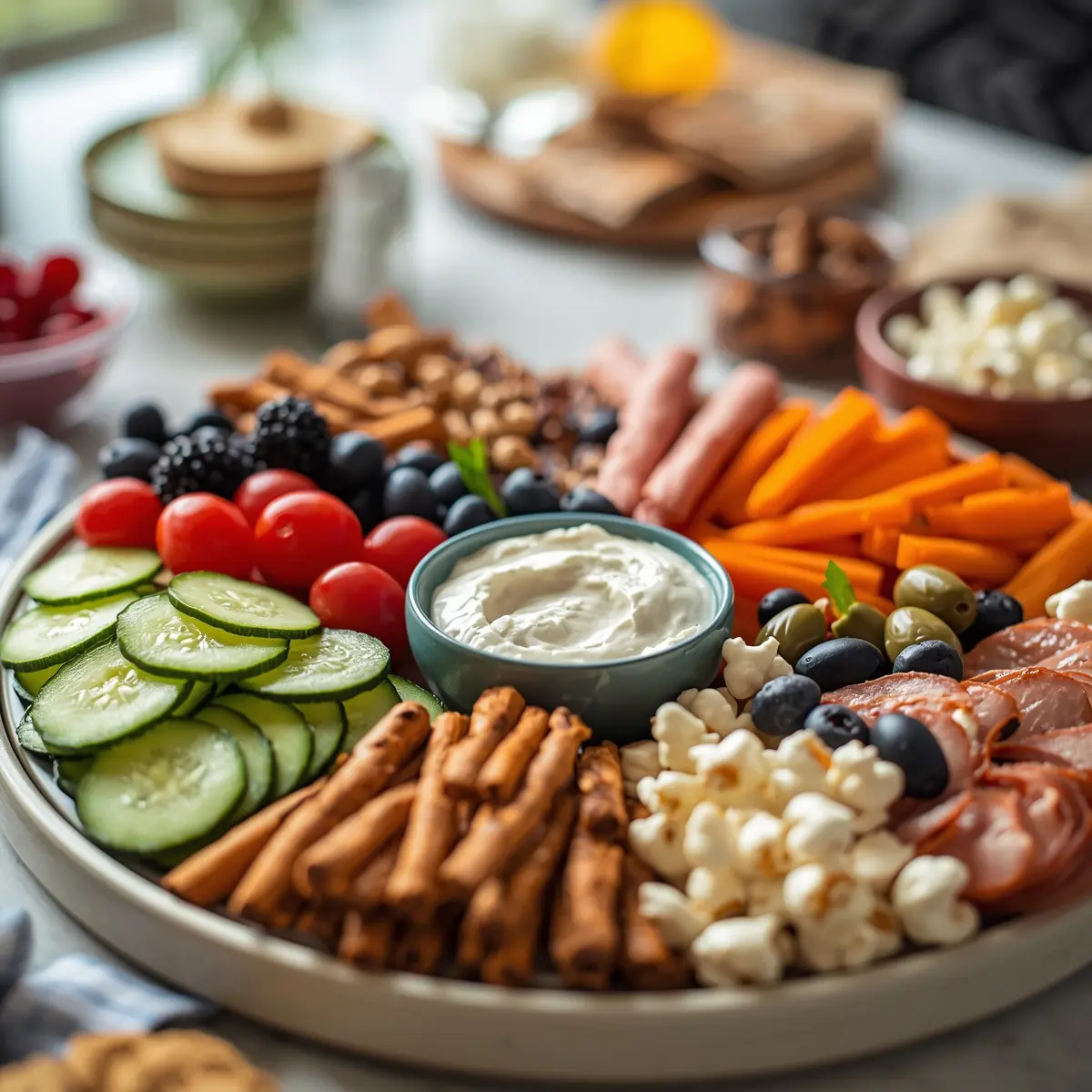 Cooking instructions for Easter snack board