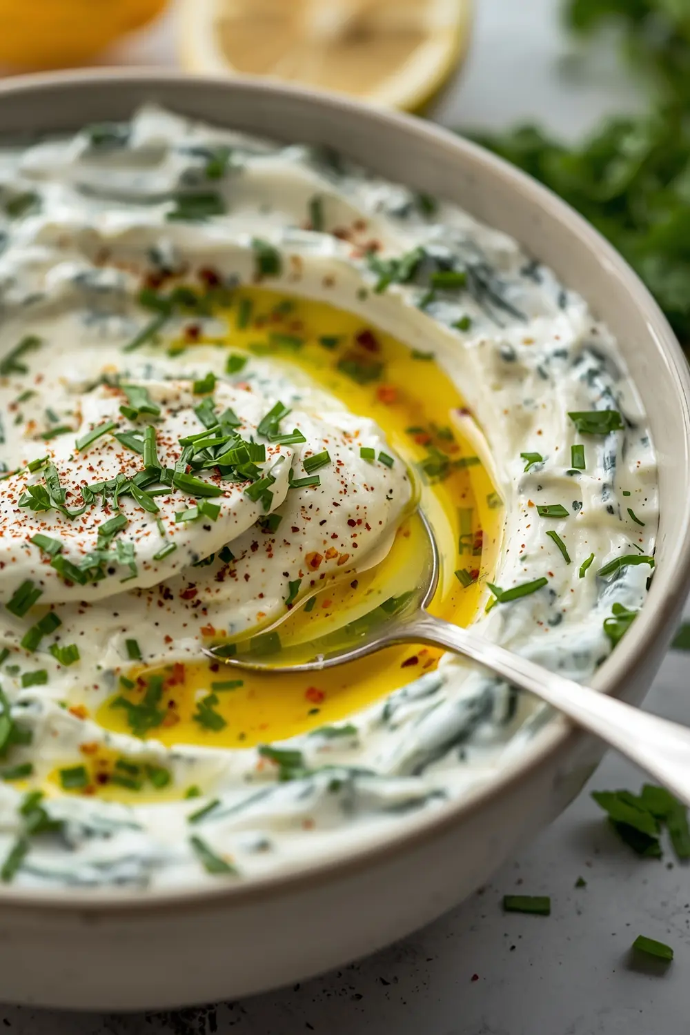Easter spinach dip