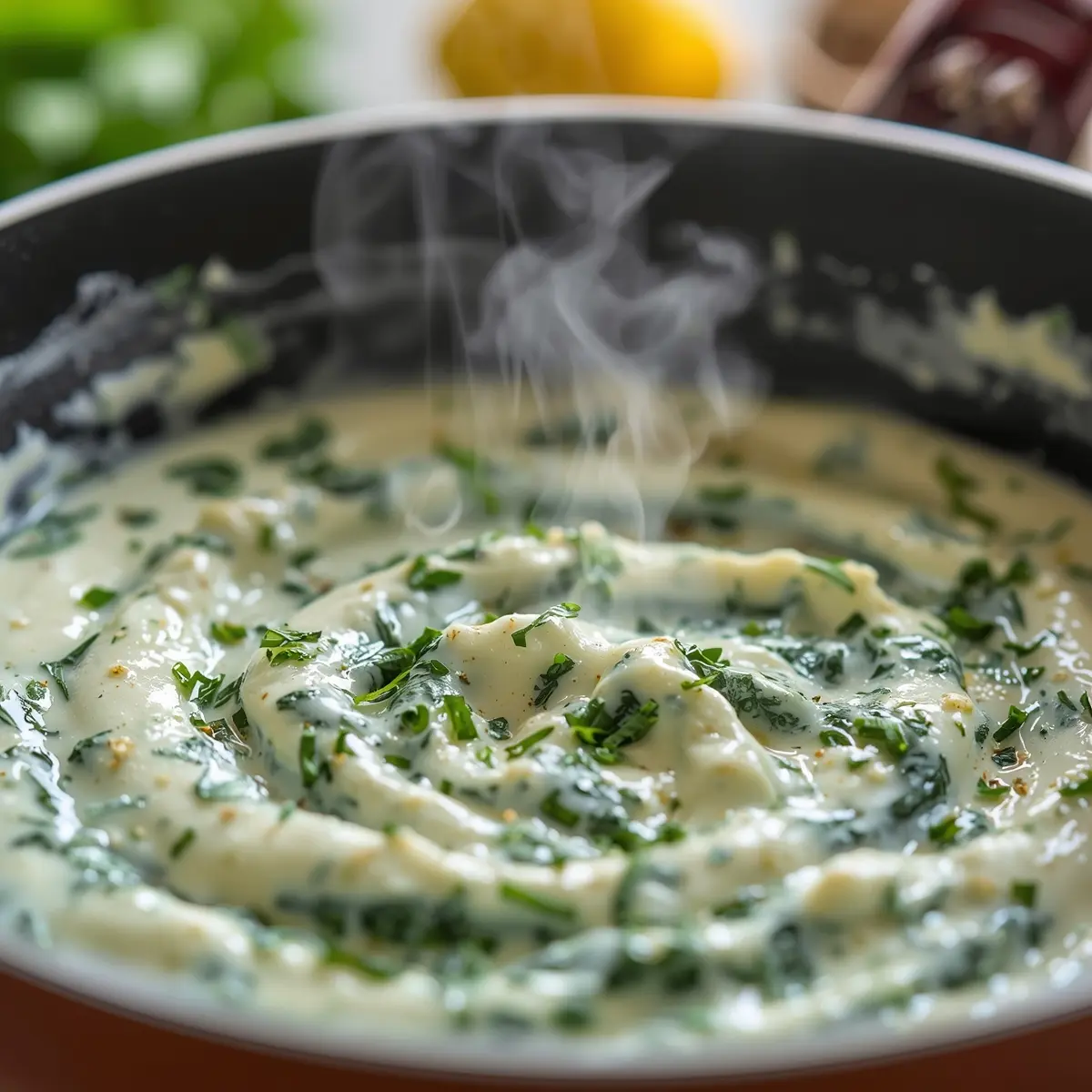 Cooking instructions for Easter spinach dip