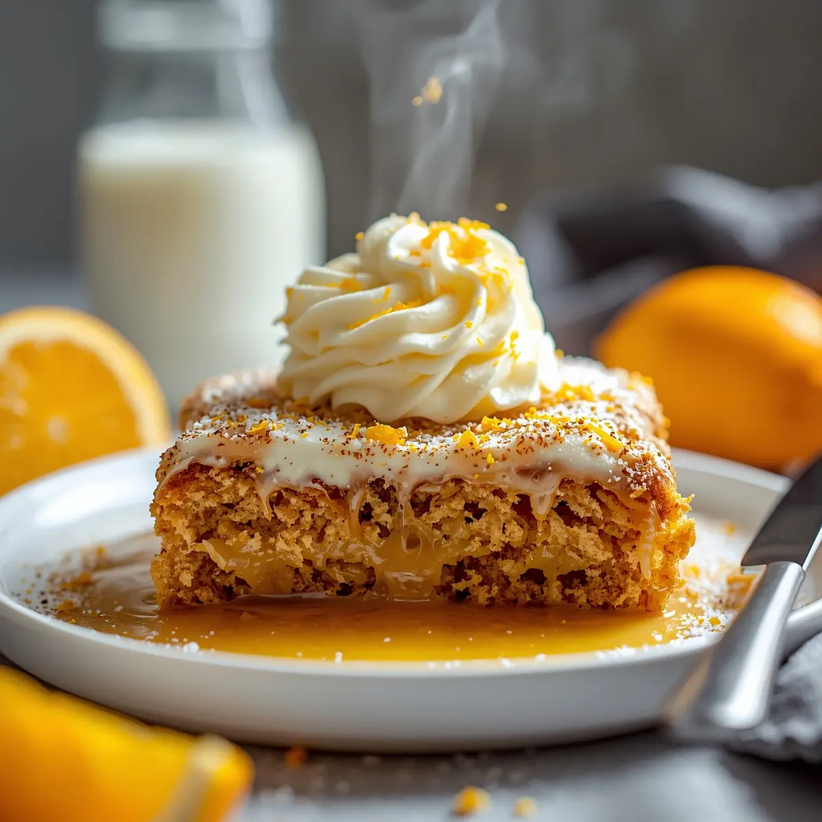 Cooking instructions for Easter tres leches cake
