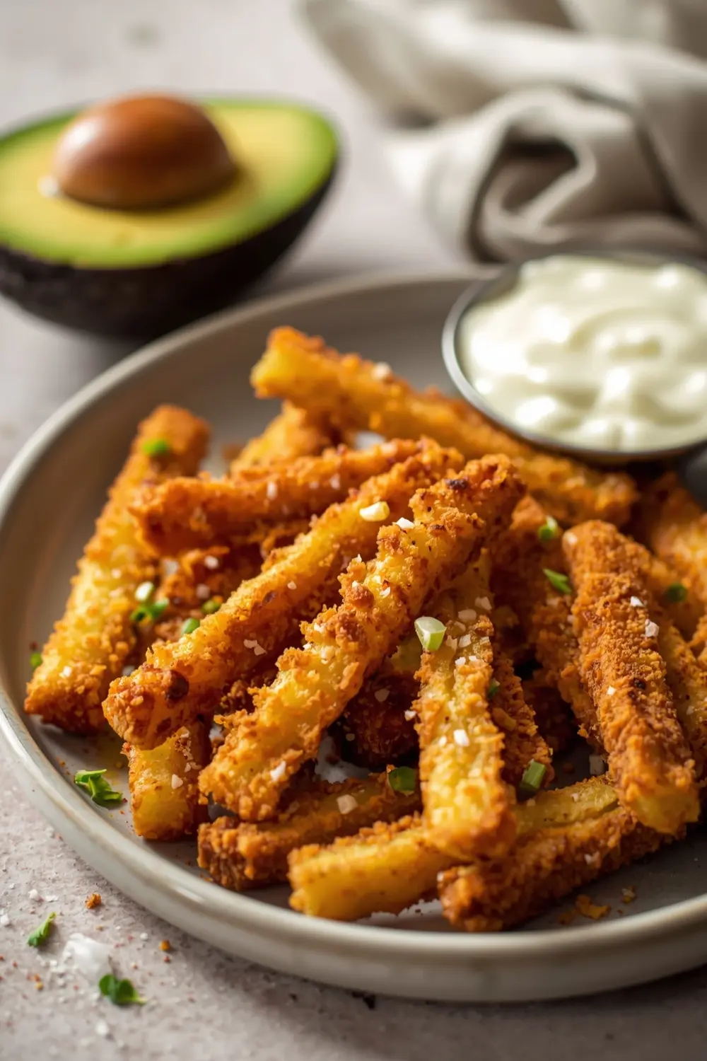 air fryer avocado fries