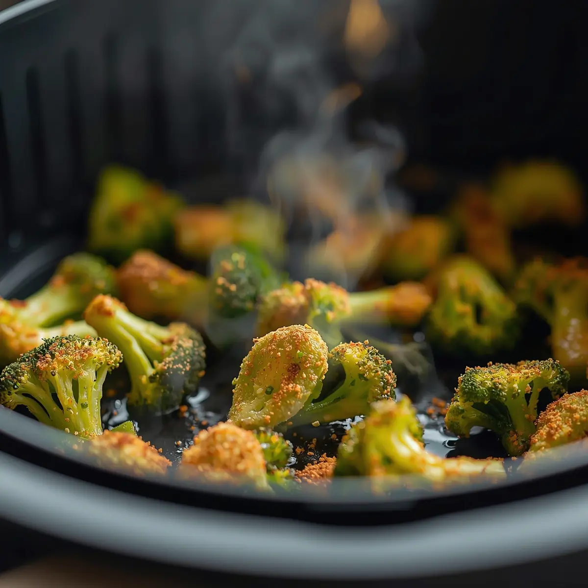 Cooking instructions for air fryer broccoli
