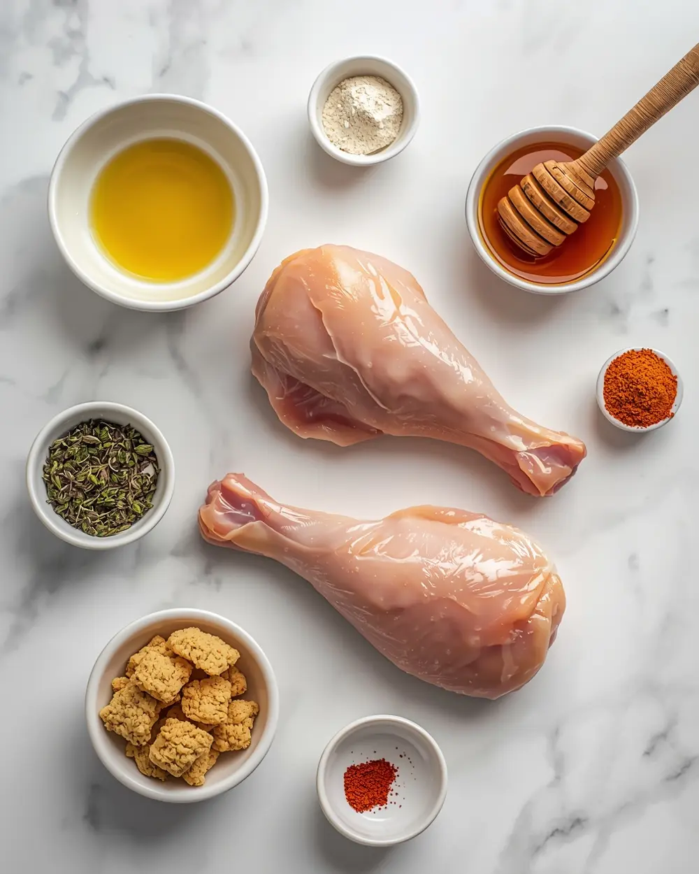 Ingredients for air fryer chicken legs