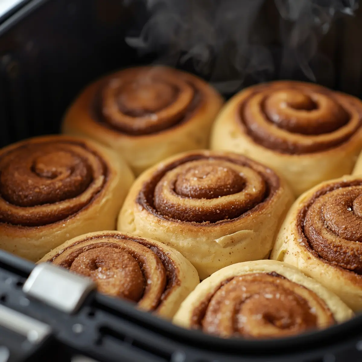 Cooking instructions for air fryer cinnamon rolls