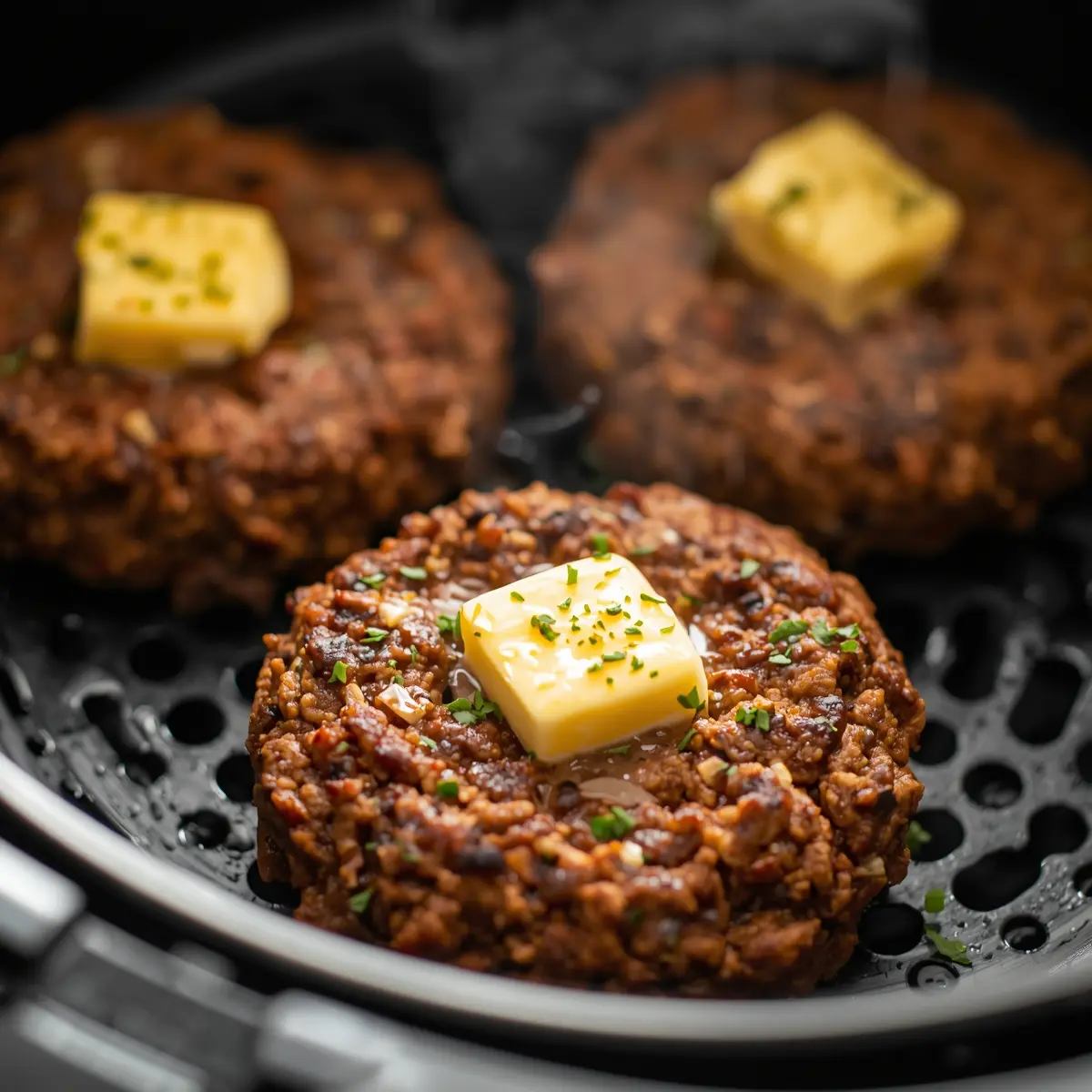 Cooking instructions for air fryer hamburgers