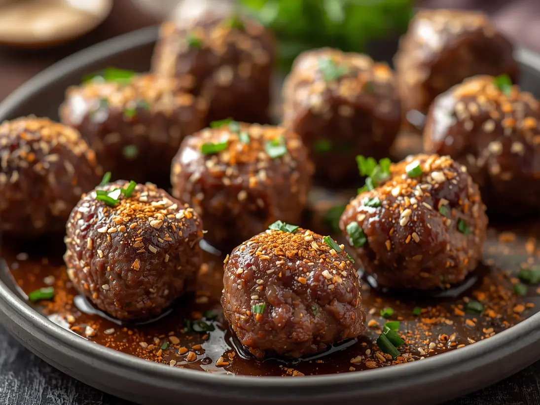 air fryer steak bites ready to serve