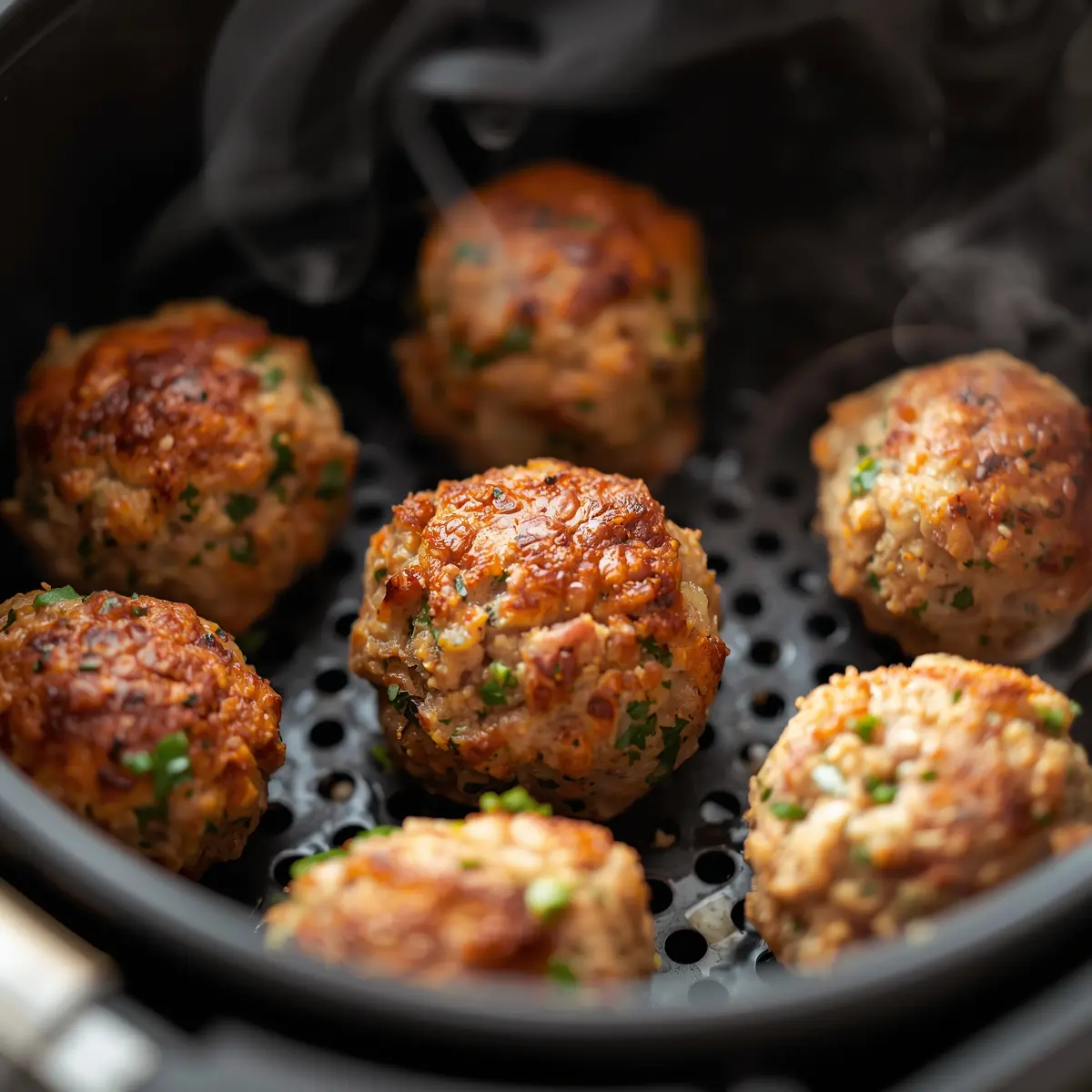 Cooking instructions for air fryer turkey meatballs