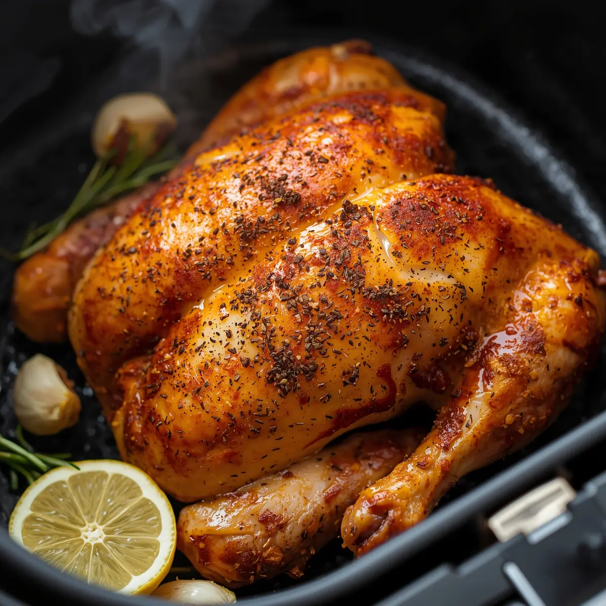 Cooking instructions for air fryer whole chicken