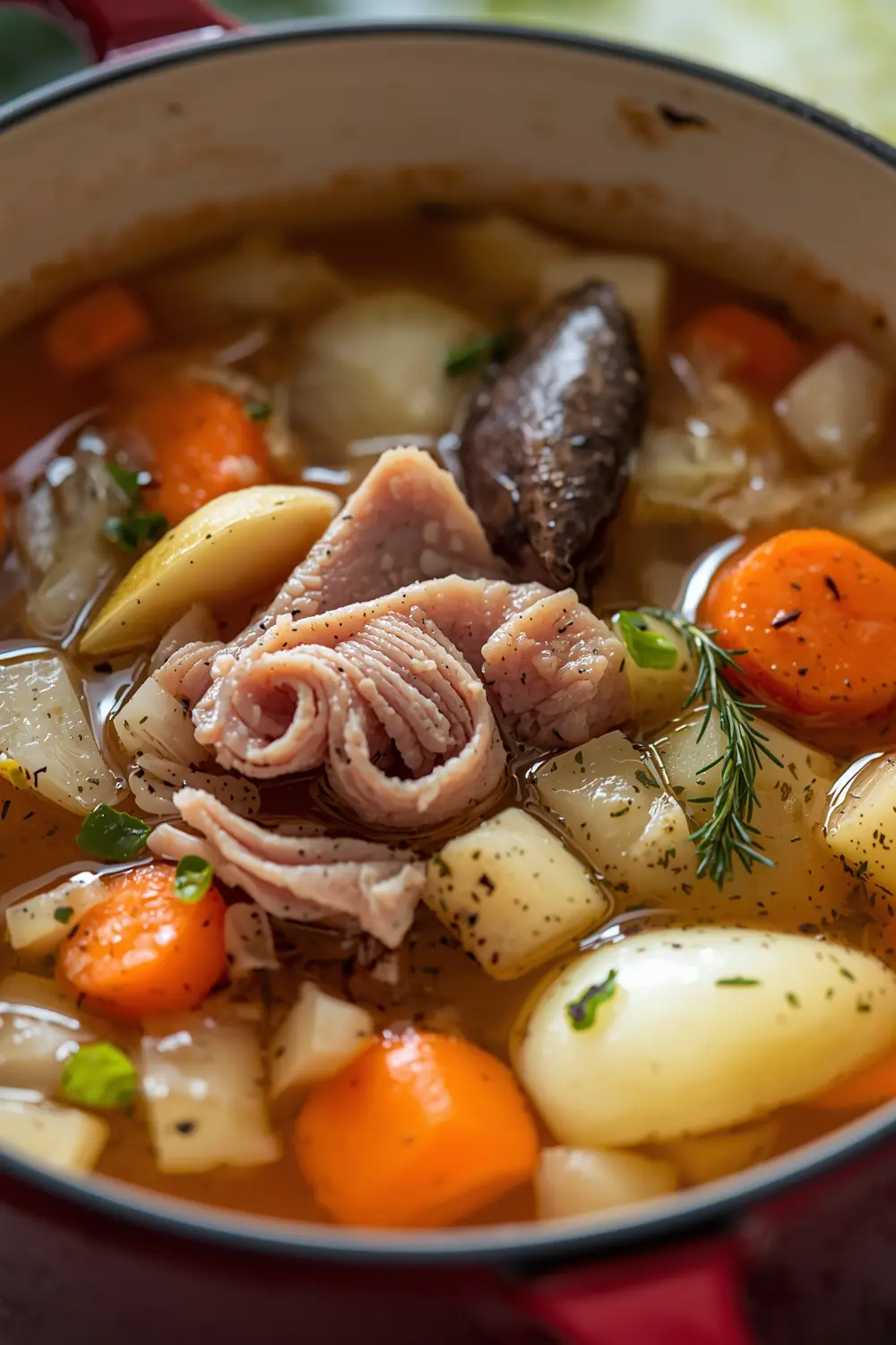 cabbage and ham soup
