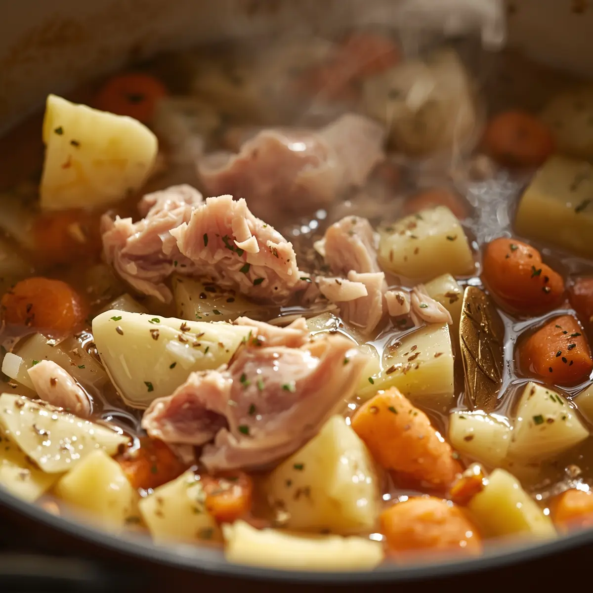 Cooking instructions for cabbage and ham soup