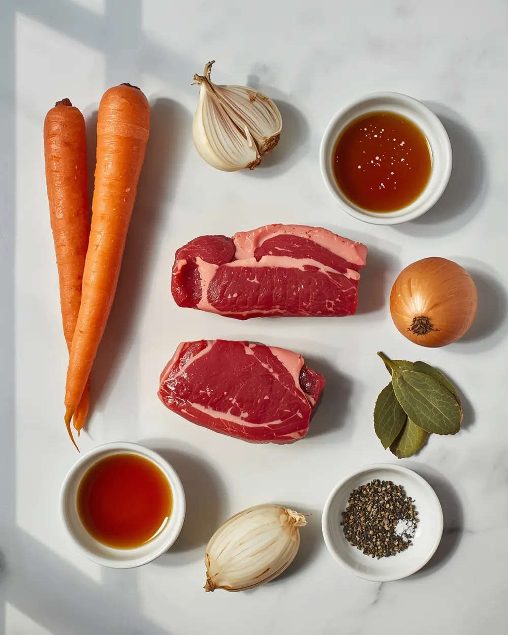 Ingredients for crockpot beef stew