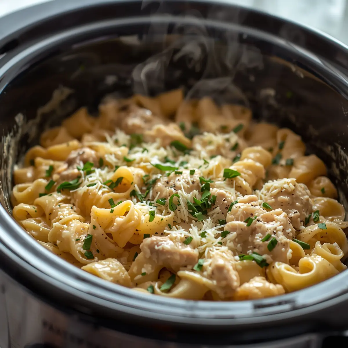 Cooking instructions for crockpot chicken alfredo
