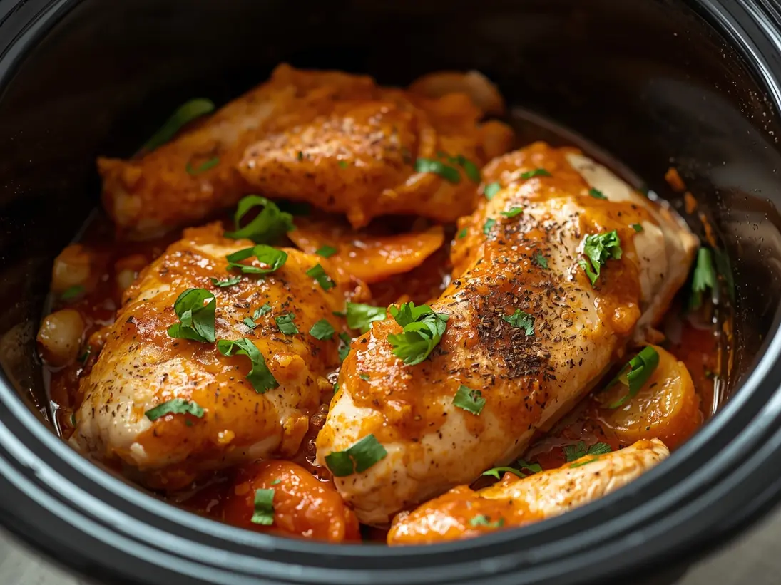 crockpot chicken tikka masala ready to serve
