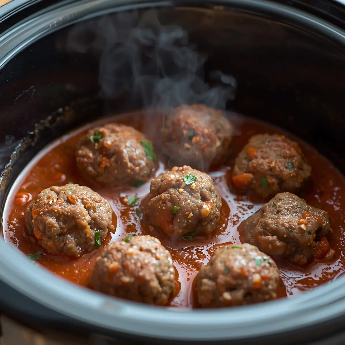 Cooking instructions for crockpot meatballs