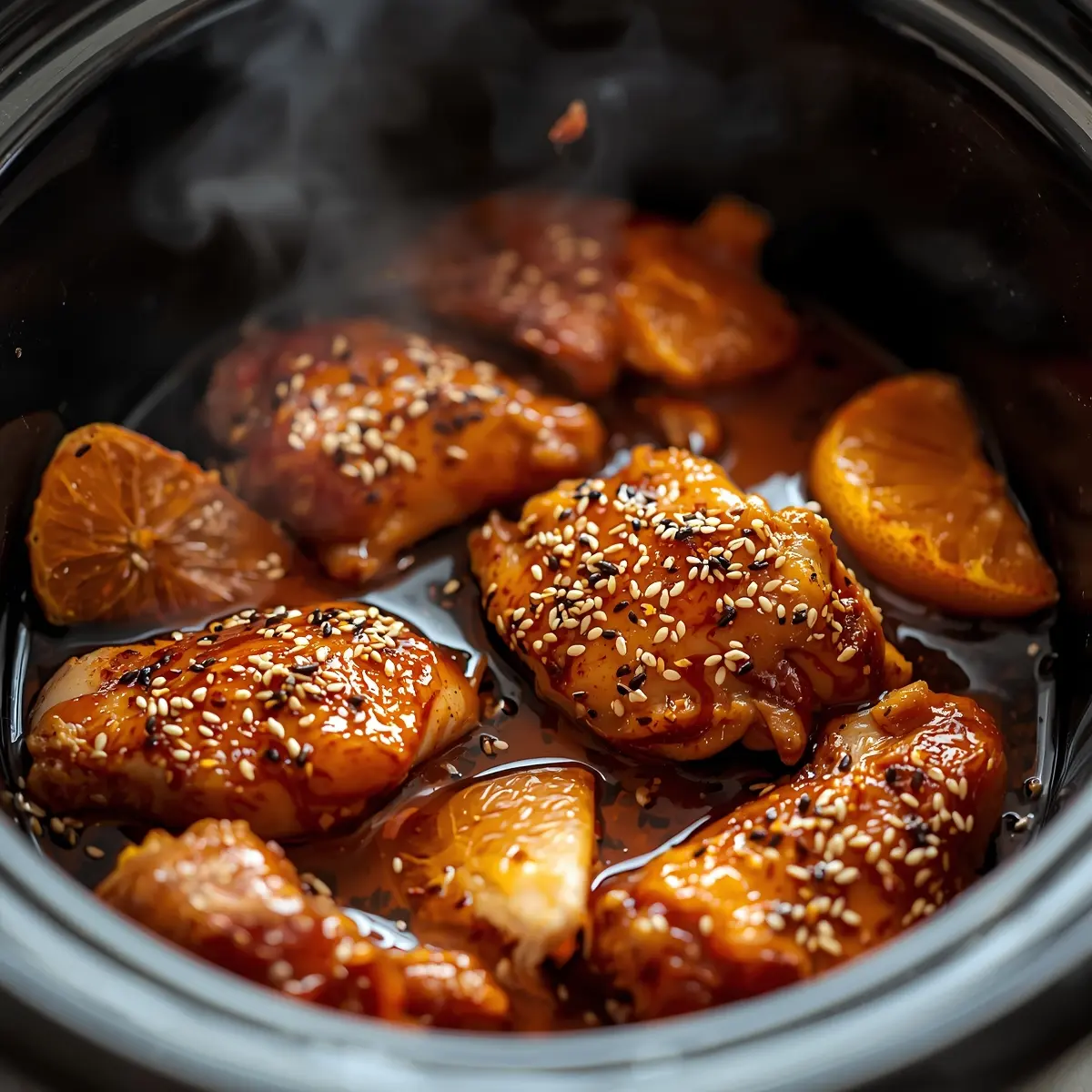 Cooking instructions for crockpot orange chicken