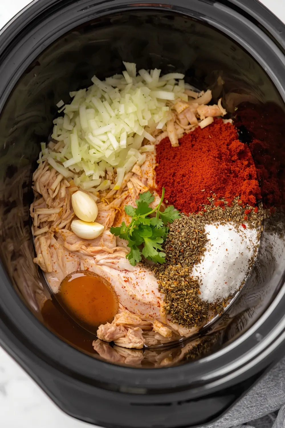 crockpot shredded chicken