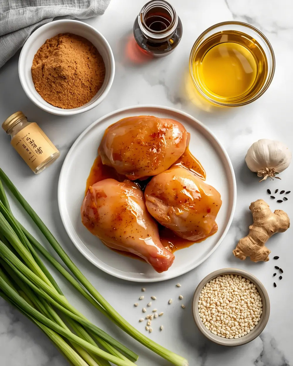 Ingredients for crockpot teriyaki chicken