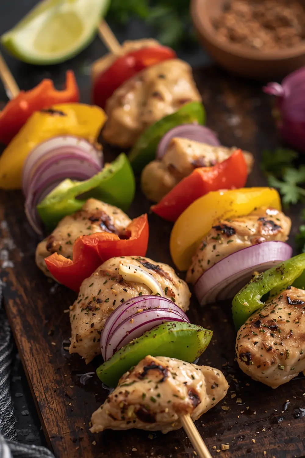 grilled chicken kabobs