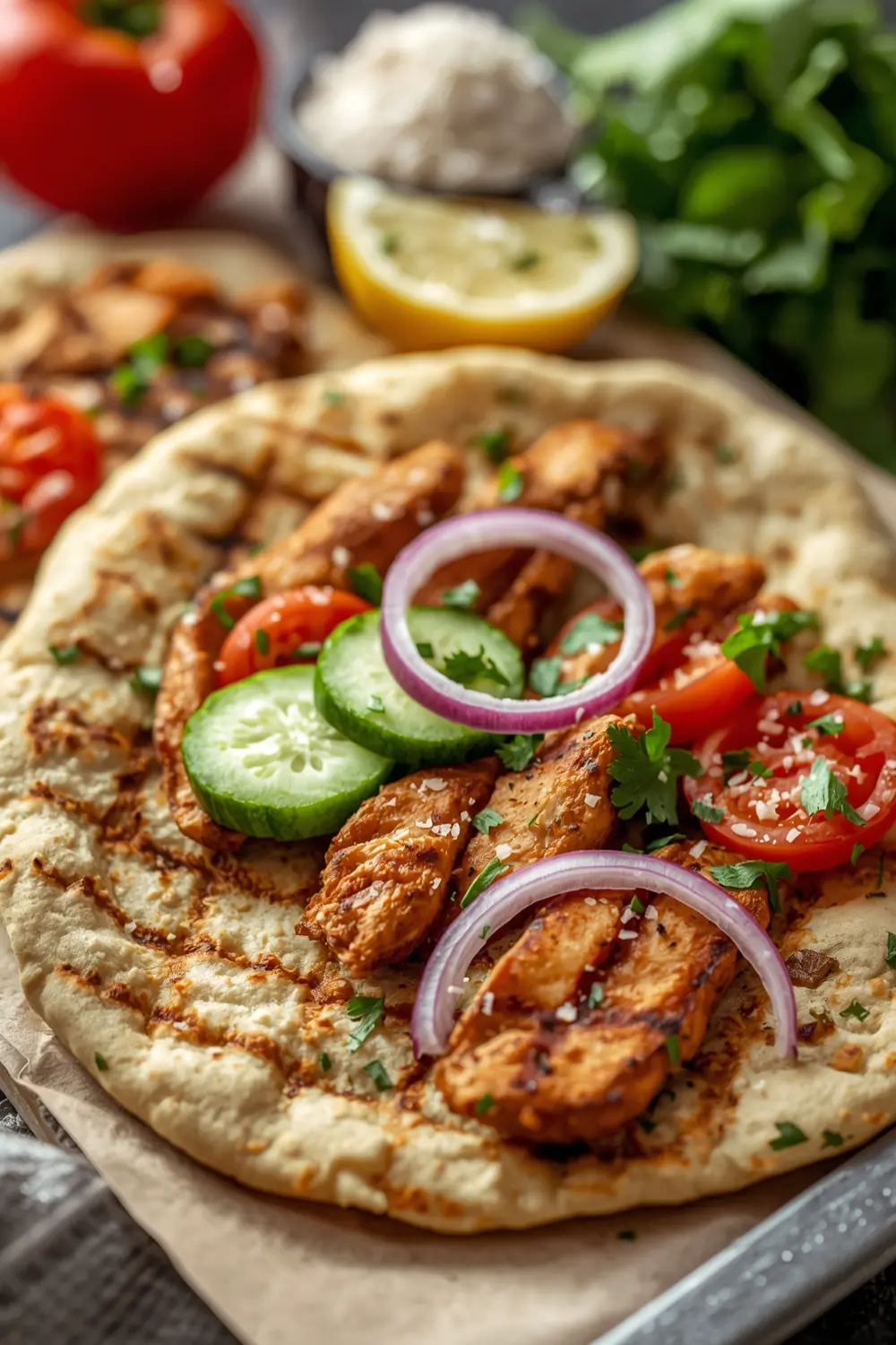 grilled flatbread