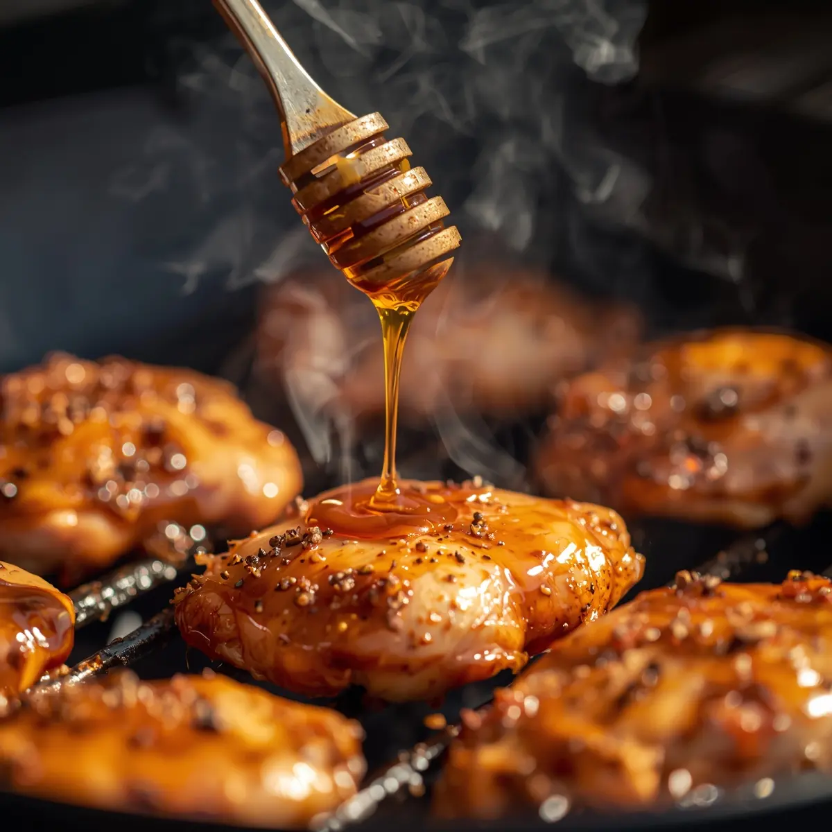 Cooking instructions for grilled honey chicken
