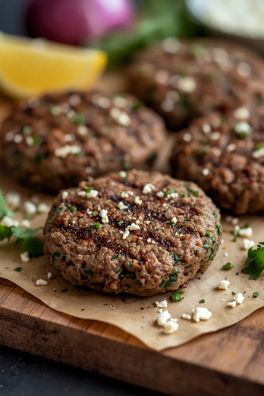 grilled lamb burgers