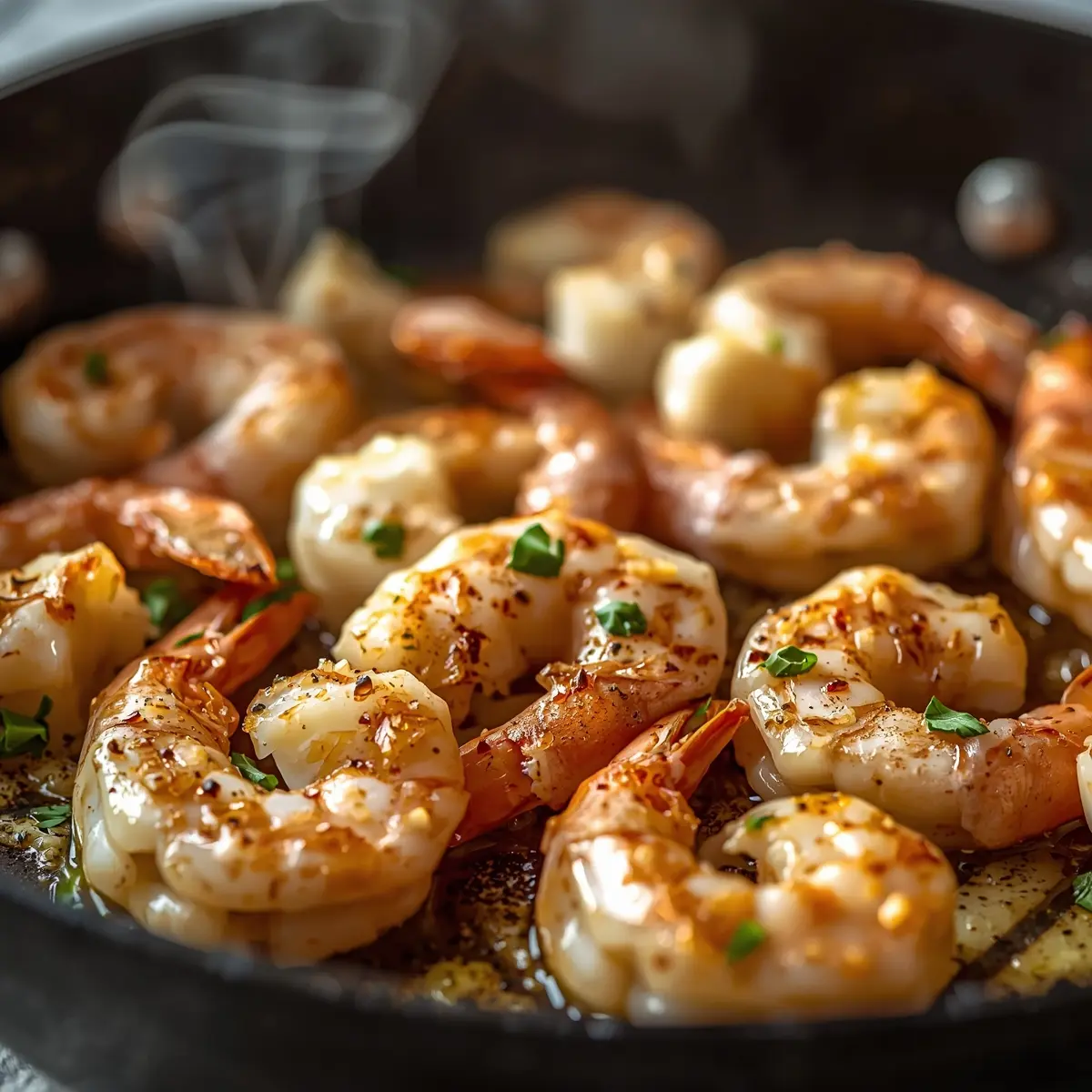Cooking instructions for grilled shrimp