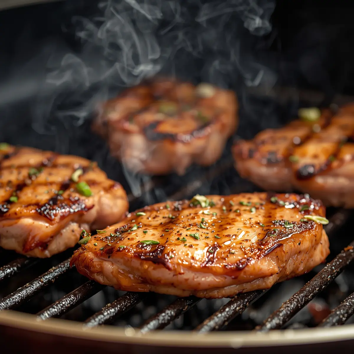 Cooking instructions for grilled turkey steaks