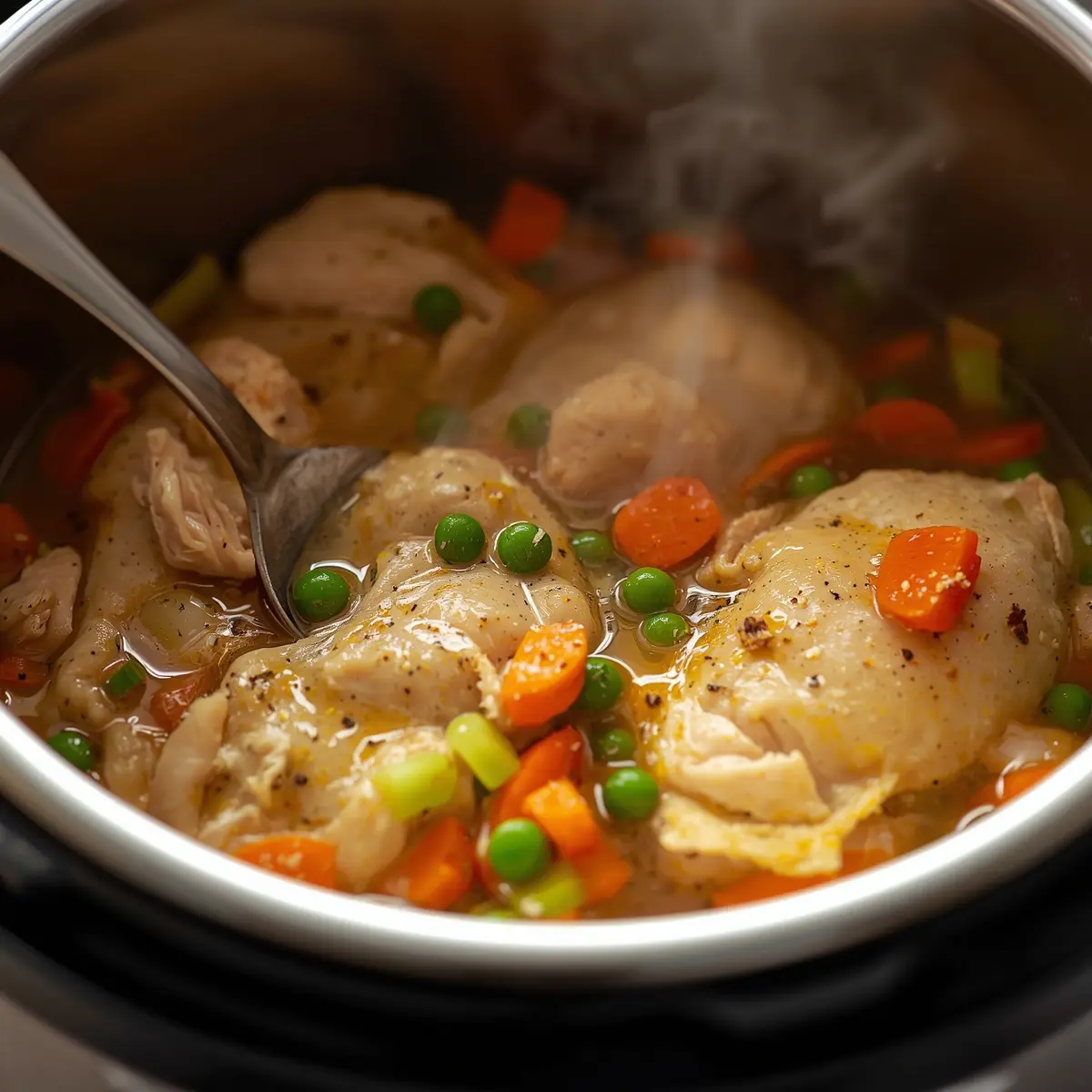 Cooking instructions for instant pot chicken and dumplings
